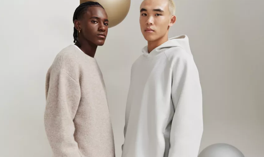 Lululemon Harmony: Elevated Hoodies & Sweatshirts in Refreshing Blue and White Fusion