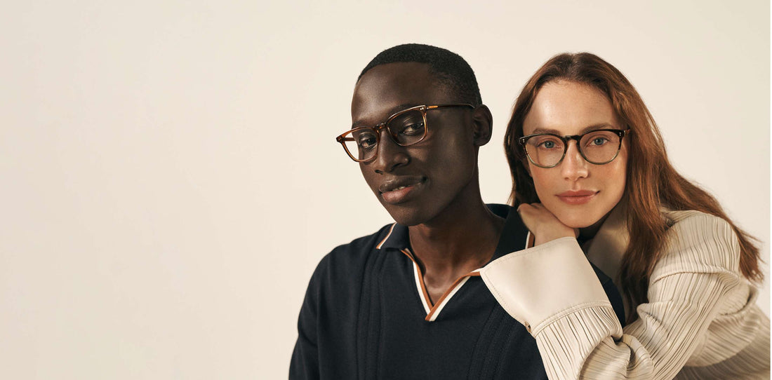 Warby Parker: Dual Models in Chic Poses | Eyewear Showcase